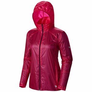 NWT Mountain Hardwear Womens Size Medium Fuchsia Pink Ghost Lite Pro Jacket NEW